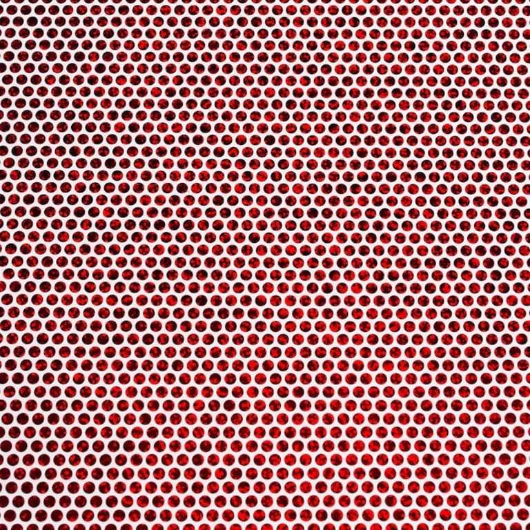 Cricut Holographic Sparkle Iron-On 30x60cm Mosaic Circles Red 2006982