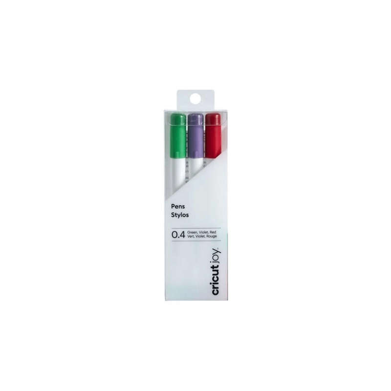 Cricut Joy 3-pack Fine Point Pen Set Red Green Violet 2007077