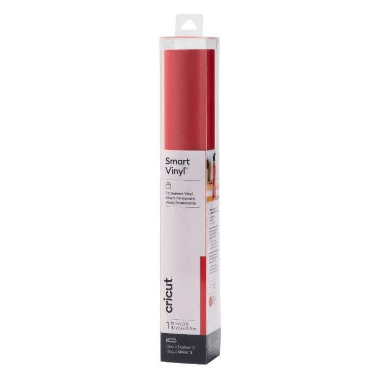 Cricut Smart Vinyl Permanent 33x91cm 1-sheet Red 2008633