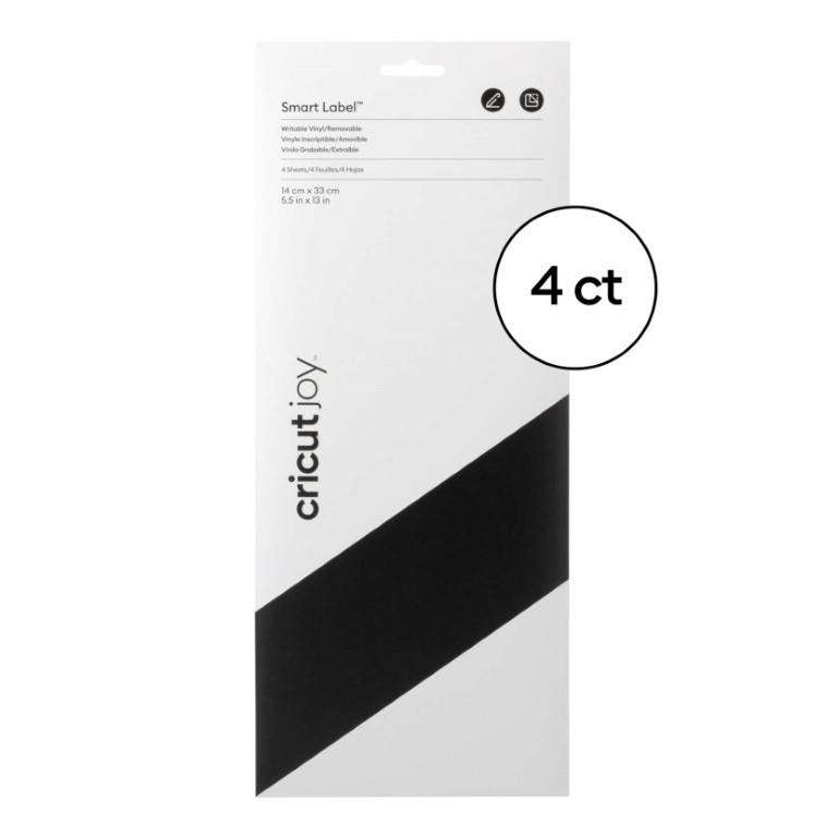 Cricut Joy Removable Smart Writable Vinyl 14x33cm 4-sheet White 2010001
