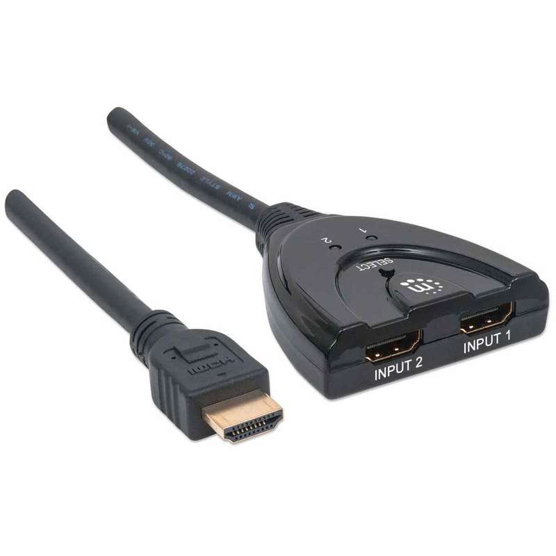Manhattan 1080P 2-port HDMI Switch 207416