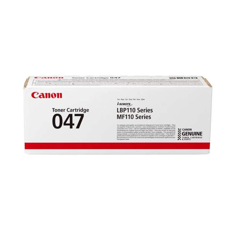 Canon Cartridge 047 Black Toner Cartridge 1,600 Pages Original Single-pack 2164C002
