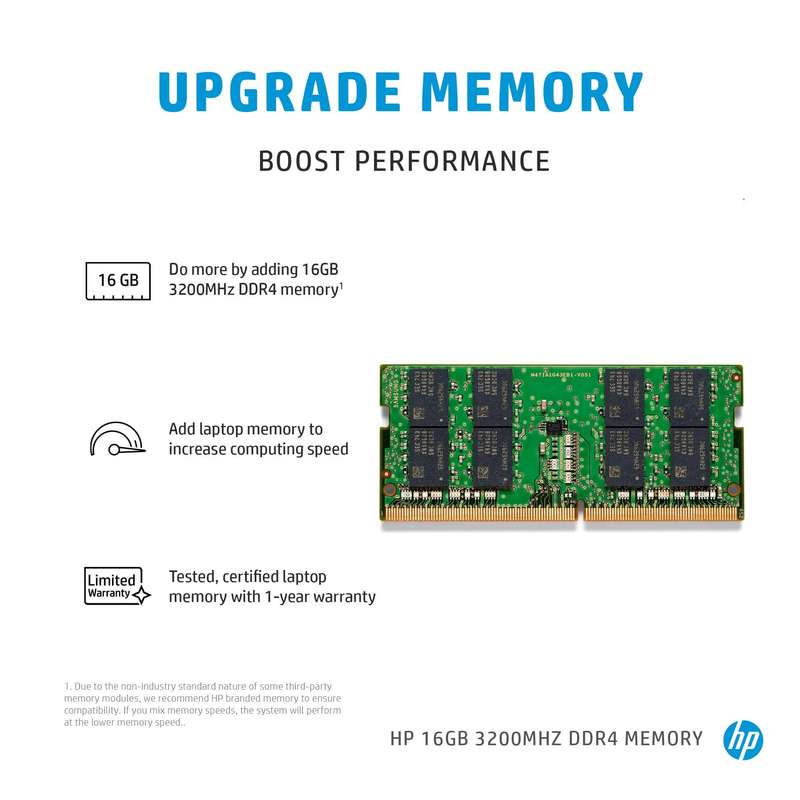 HP 8GB 3200MHz DDR4 Memory 286H8AA