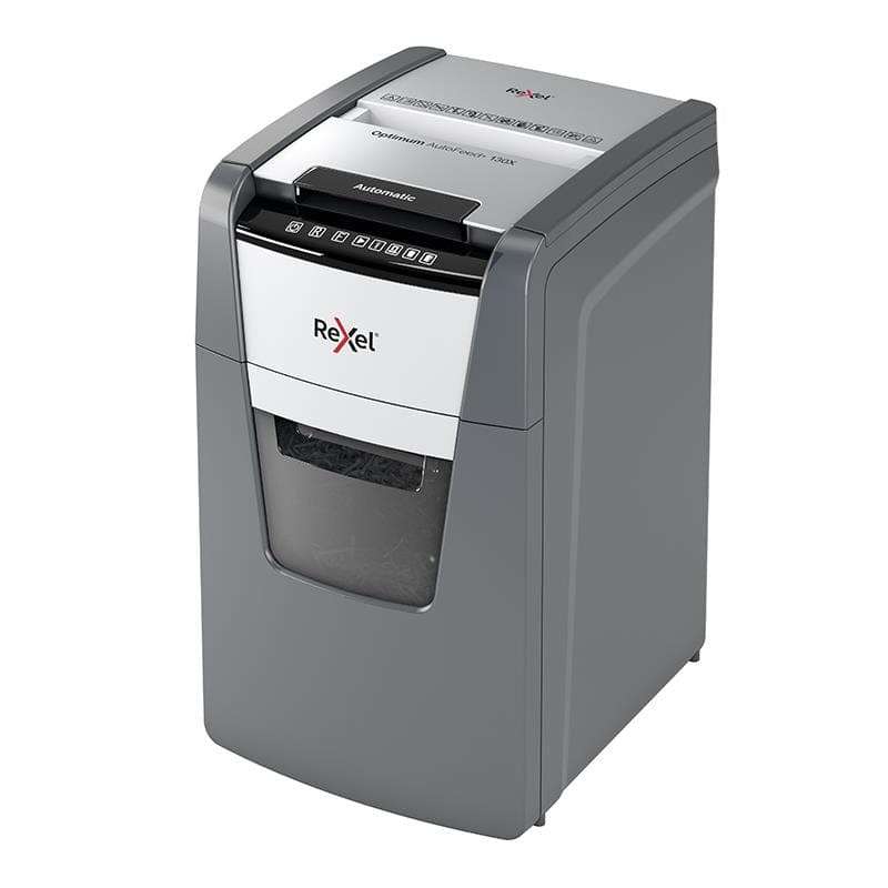Rexel Optimum AutoFeed+ 130X Automatic Cross Cut P4 Paper Shredder 301414