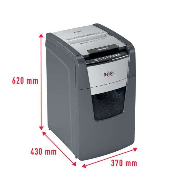 Rexel Optimum AutoFeed+ 130X Automatic Cross Cut P4 Paper Shredder 301414