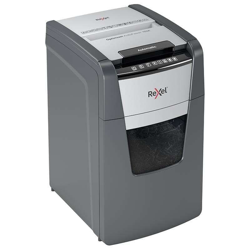 Rexel Optimum AutoFeed+ 150X Automatic Cross Cut P4 Paper Shredder 301416
