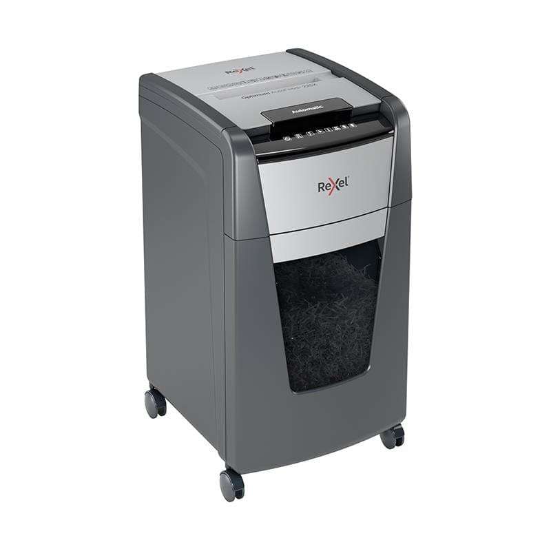 Rexel Optimum AutoFeed+ 225X Automatic Cross Cut P4 Paper Shredder 301417