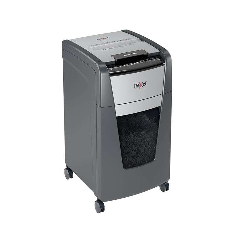 Rexel Optimum AutoFeed+ 300X Automatic Cross Cut P4 Paper Shredder 301422