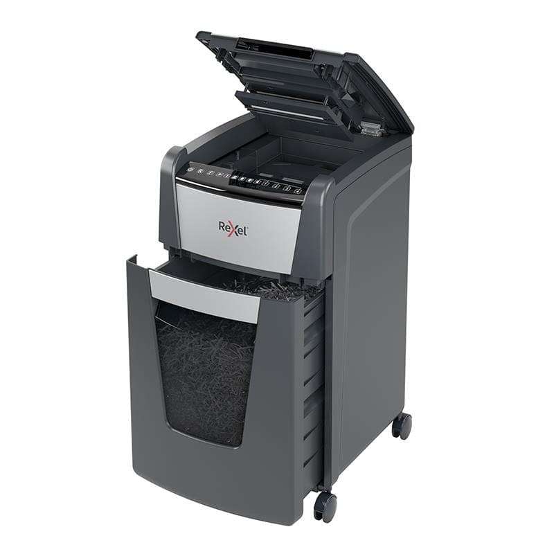 Rexel Optimum AutoFeed+ 300X Automatic Cross Cut P4 Paper Shredder 301422