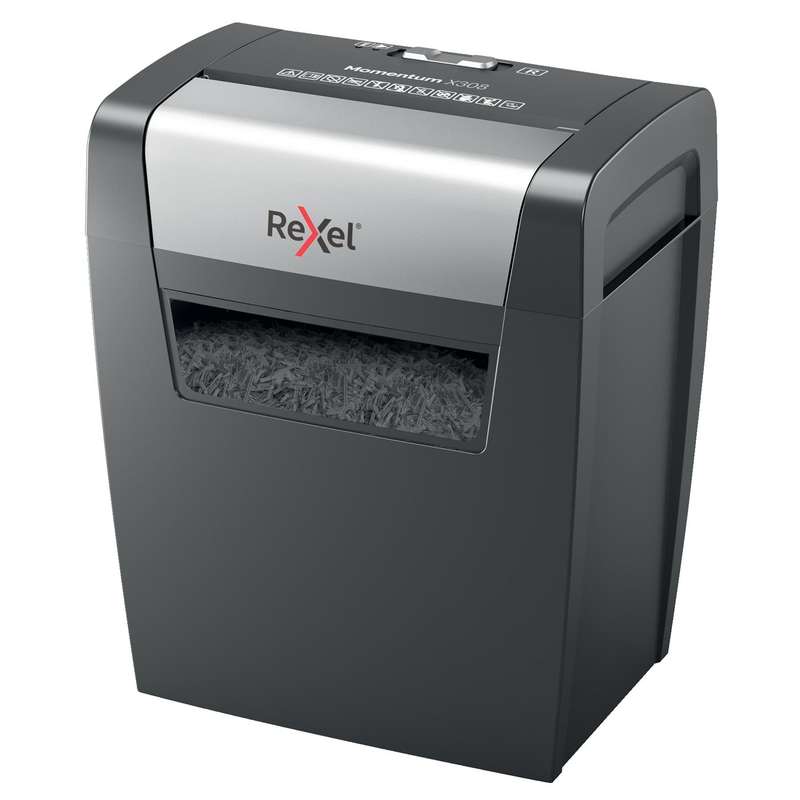 Rexel Momentum X308 Cross Cut P3 Paper Shredder 303004