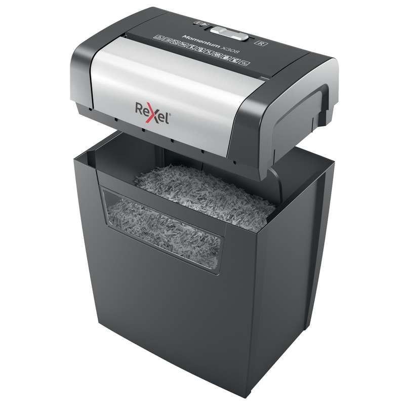 Rexel Momentum X308 Cross Cut P3 Paper Shredder 303004