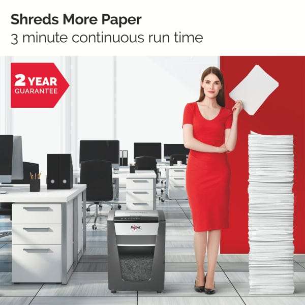 Rexel Momentum X308 Cross Cut P3 Paper Shredder 303004