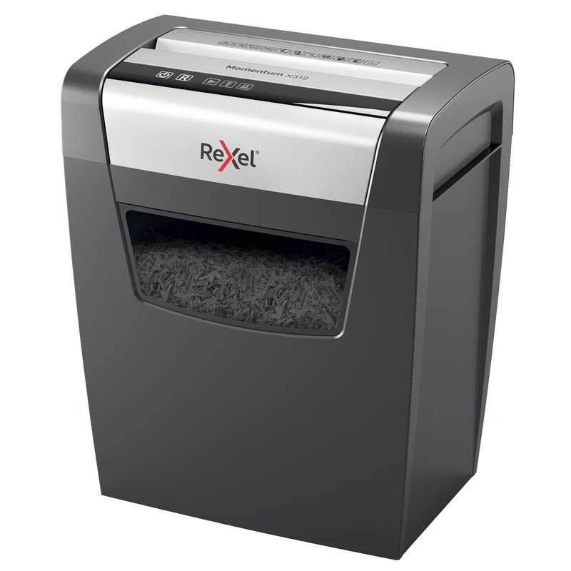 Rexel Momentum X312 Cross Cut P3 Paper Shredder 303006