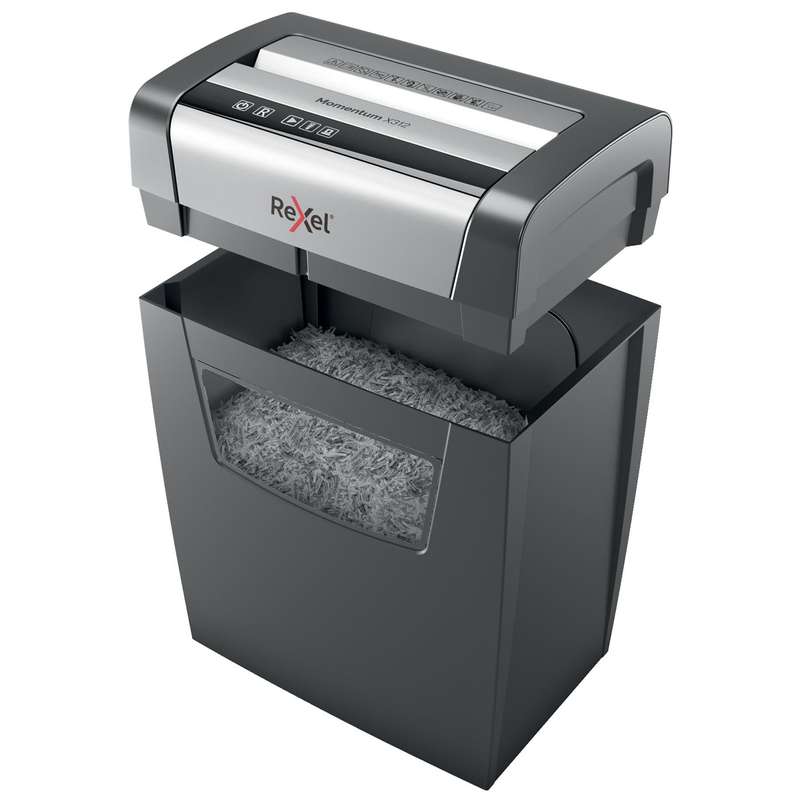 Rexel Momentum X312 Cross Cut P3 Paper Shredder 303006