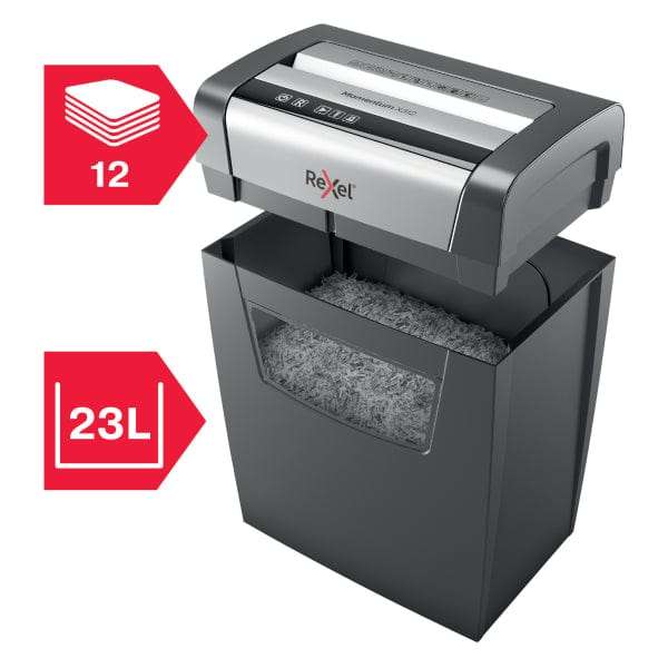 Rexel Momentum X312 Cross Cut P3 Paper Shredder 303006