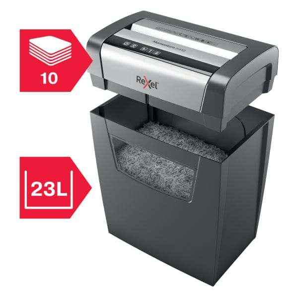 Rexel Momentum X410 Cross Cut P4 Paper Shredder 303010