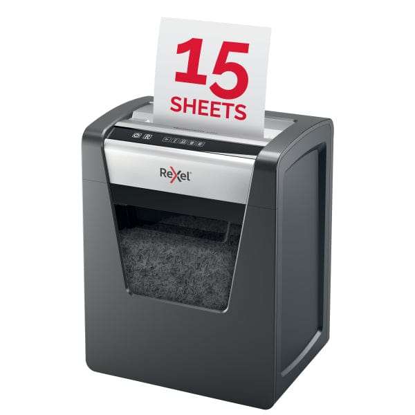 Rexel Momentum X415 15 Sheet Cross Cut P4 Paper Shredder 303014