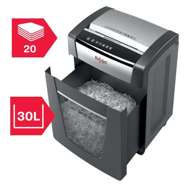 Rexel Momentum X420 Cross Cut P4 Paper Shredder 303016