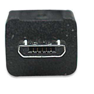 Manhattan 1.8m USB Cable Micro-USB B Black 307420