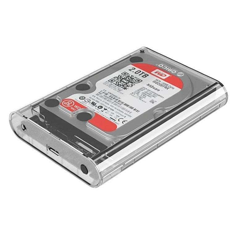 Orico 3.5-inch External HDD Enclosure Transparent 3139U3-SA-CR-BP