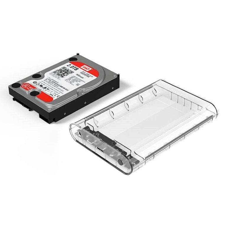 Orico 3.5-inch External HDD Enclosure Transparent 3139U3-SA-CR-BP