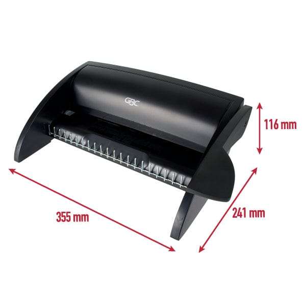 GBC CombBind C100 Binding Machine with 160-sheet Binding and 9-sheet Punch Capacity 320019
