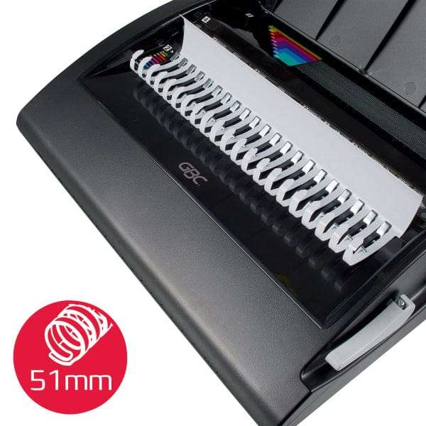 GBC CombBind C210e Electric Binding Machine with 450-sheet Binding and 20-sheet Punch Capacity 32...