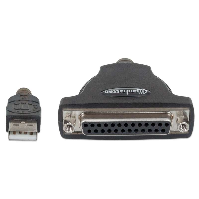 Manhattan 1.8m Full-Speed USB to Db25 Parallel Printer Converter 336581