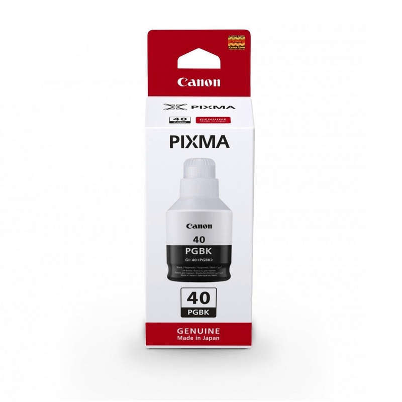 Canon GI-40 Black Printer Ink Bottle Original 3385C001 Single-pack