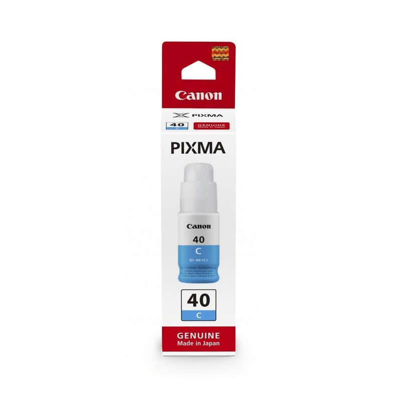 Canon GI-40 Cyan Printer Ink Bottle Original 3400C001 Single-pack