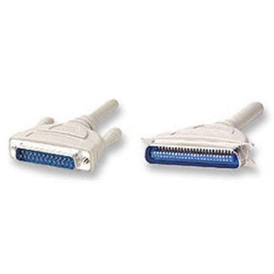Manhattan 1.8m Db25M/Cen50m Parallel Cable Grey 364232