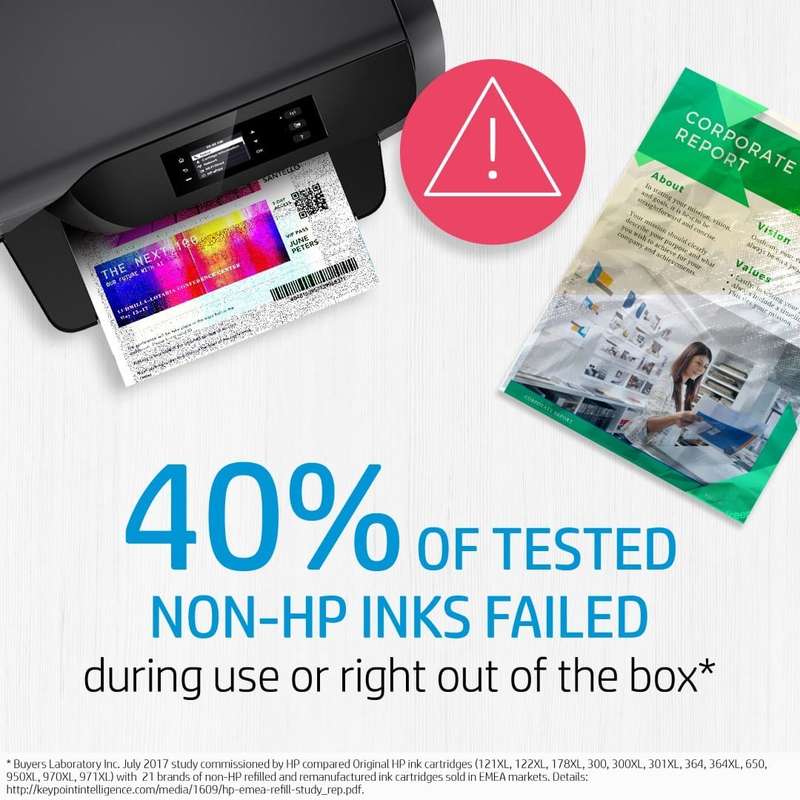 HP 912 Black Standard Yield Printer Ink Cartridge Original 3YL80AE Single-pack