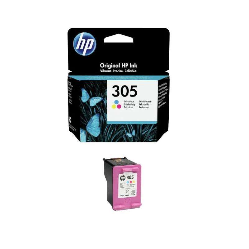 HP 305 Standard Yield Tri-color Printer Ink Cartridge Original 3YM60AE