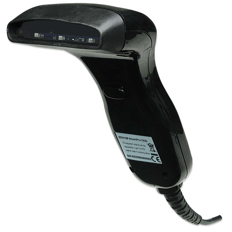 Manhattan 152cm Contact CCD Handheld Barcode Scanner USB 80mm Scan Width 401517