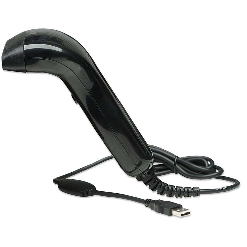 Manhattan 152cm Contact CCD Handheld Barcode Scanner USB 80mm Scan Width 401517
