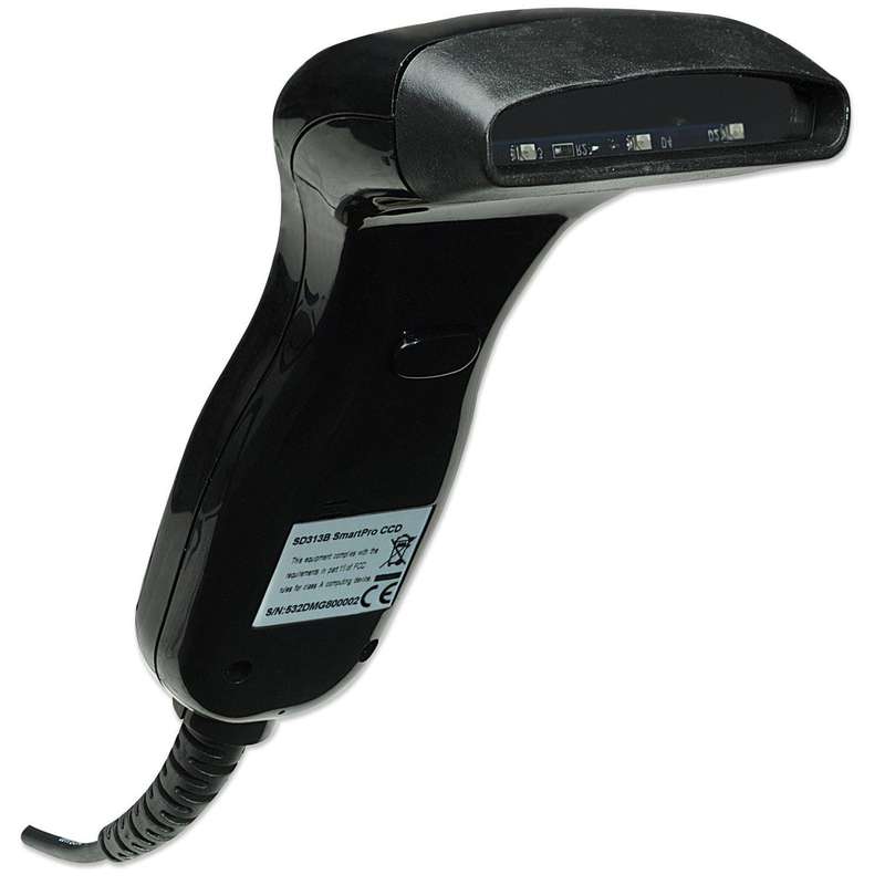 Manhattan 152cm Contact CCD Handheld Barcode Scanner USB 80mm Scan Width 401517