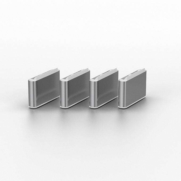 Lindy USB Type C Port Blockers - White 10-pack 40439