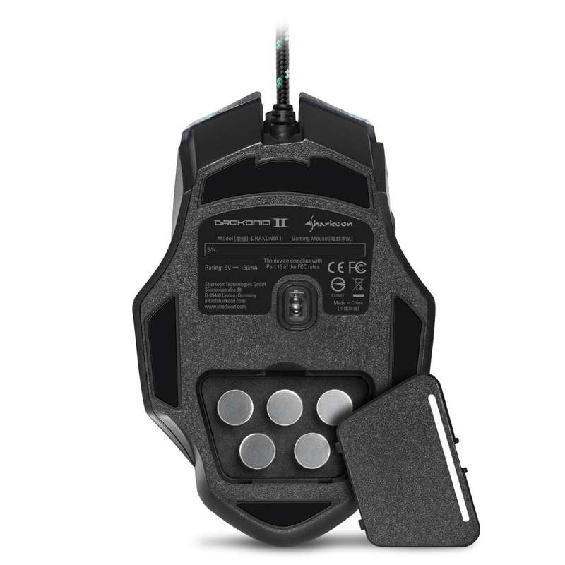 Sharkoon Drakonia II Mouse USB Type-A Optical 15000dpi Right-hand