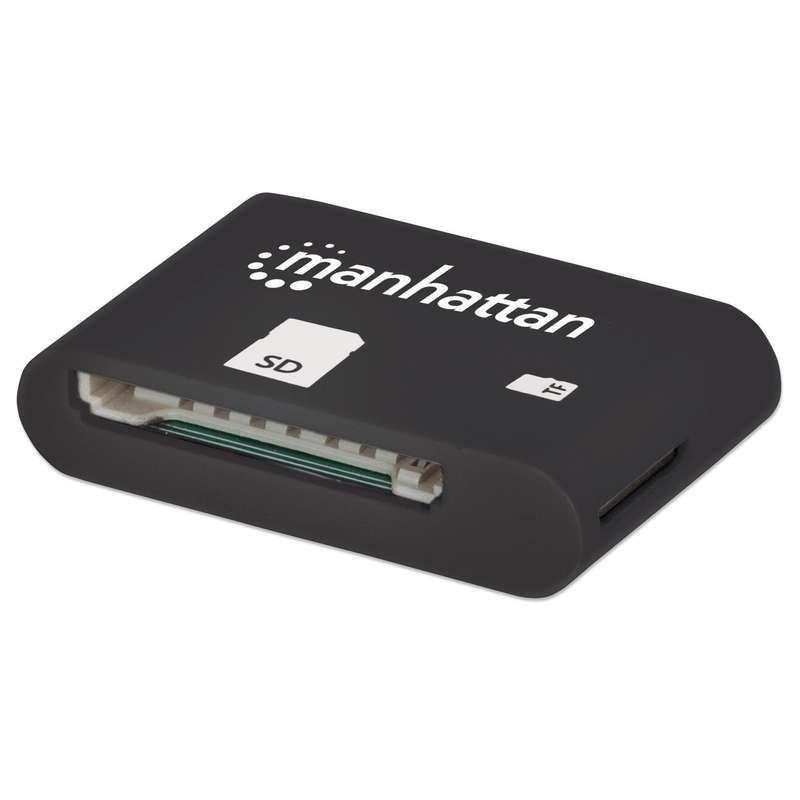 Manhattan Mobile OTG Card Reader/Writer 24-In-1 OTG Enabled Smartphone/Tablets 406208