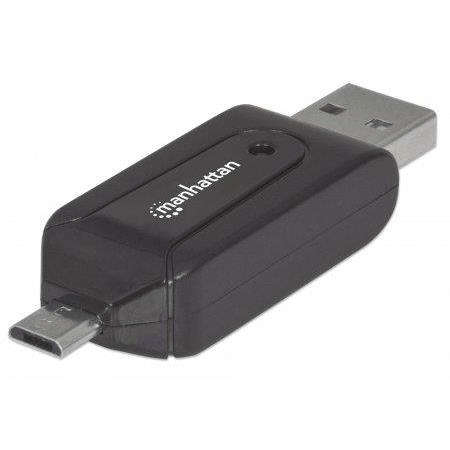 Manhattan Card Reader USB/Micro-USB Black 406215