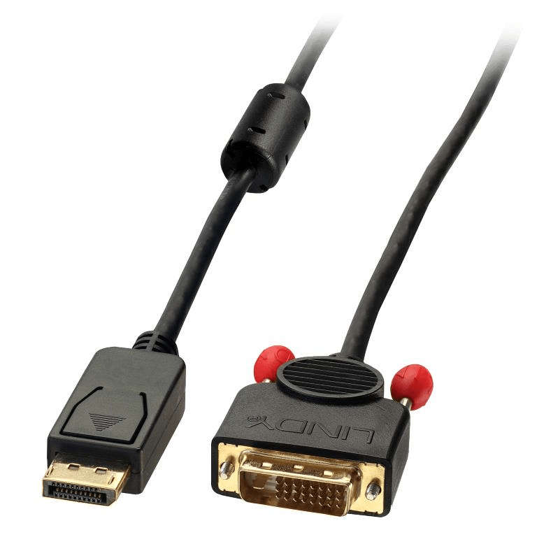 Lindy 2m DisplayPort to DVI-D Cable 41491
