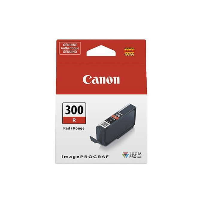 Canon PFI-300 Red Printer Ink Cartridge Original 4199C001 Single-pack
