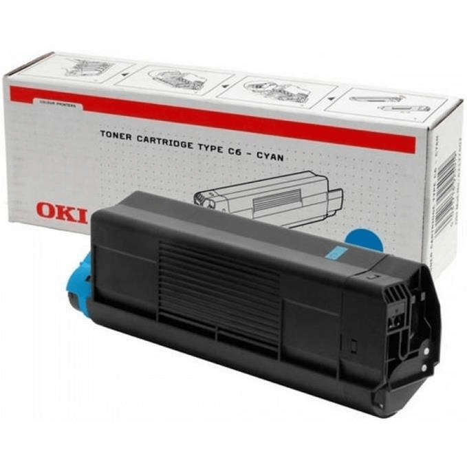 OKI 42127407 Cyan Toner Cartridge 5,000 Pages Original Single-pack