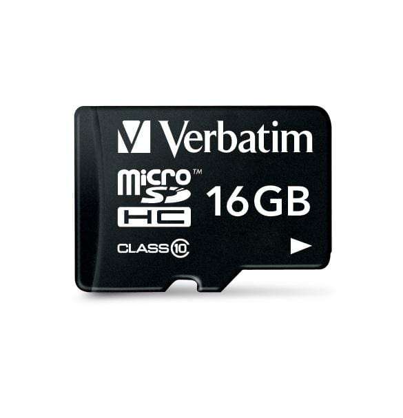 Verbatim Premium Memory Card 16GB MicroSDHC Class 10 44082
