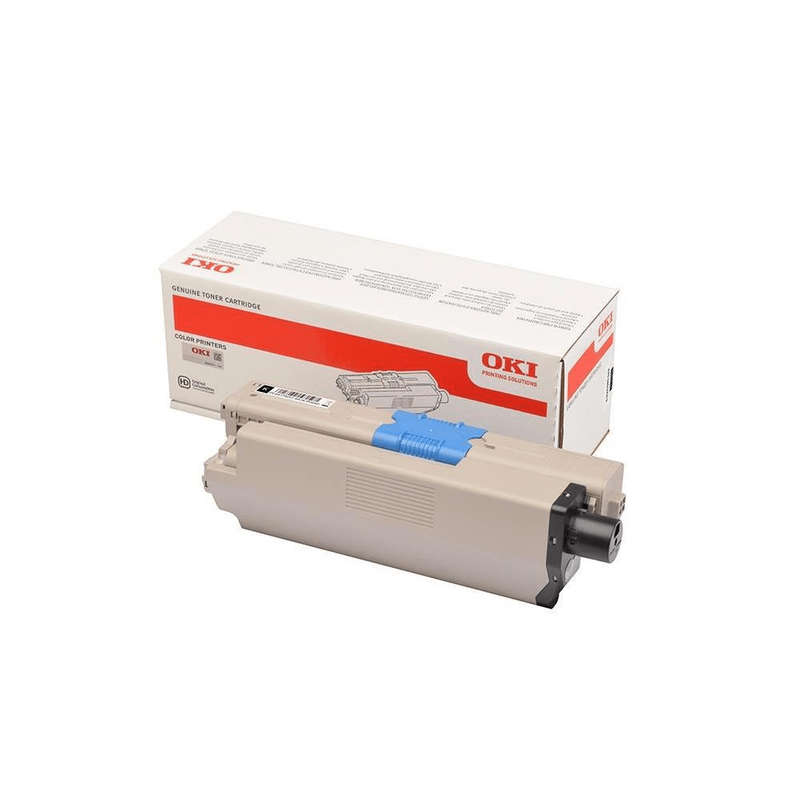 OKI 46508716 Black Toner Cartridge 1,500 Pages Original Single-pack