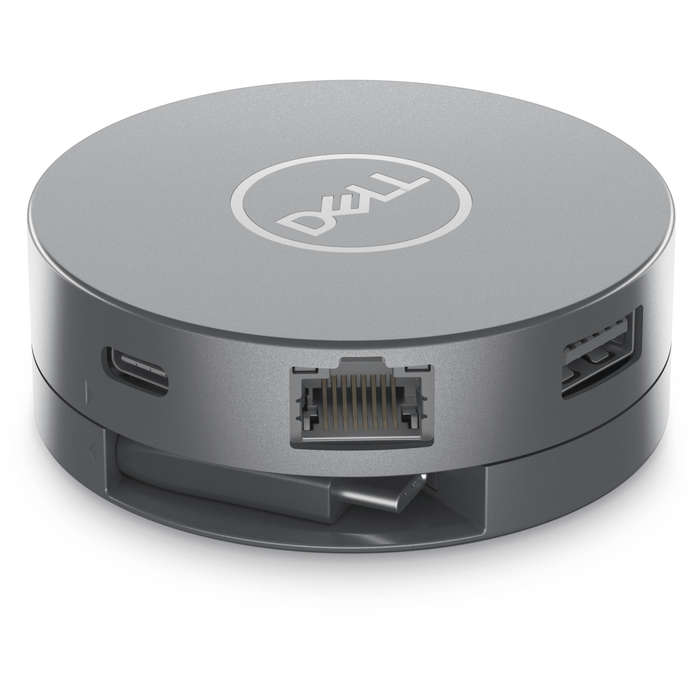 New Dell 6-in-1 USB-C Multiport Adapter 4K Display Port Gigabit Ethernet - DA305
