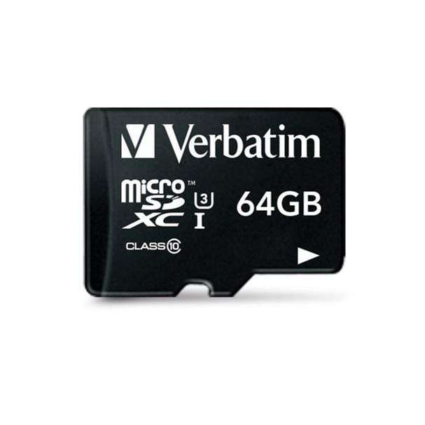 Verbatim Pro 64GB MicroSDXC UHS Class 10 Memory Card 47042
