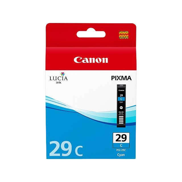 Canon PGI29C Cyan Printer Ink Cartridge Original 4873B001 Single-pack