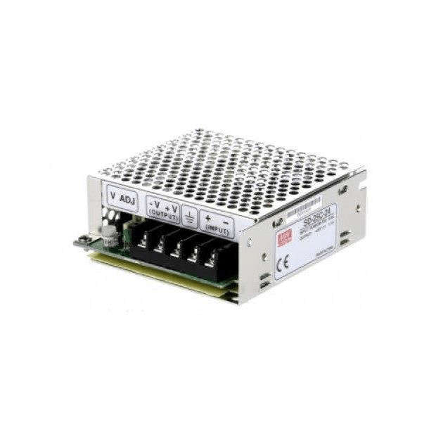 Mean Well 25W Single Output DC to DC Converter 48DC24DC-25