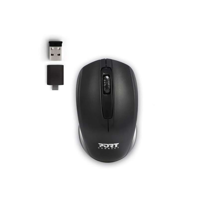 Port Designs Premium Bundle 15.6-inch Notebook Case and Wireless Mouse - Black 501873